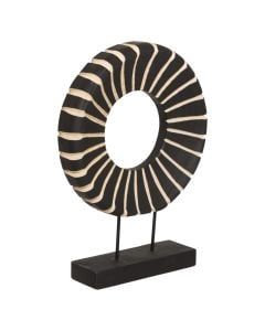 Objekt dekorues, Nyero, druri, e zezë, 33x9xH47 cm