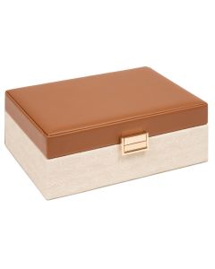 Jewerly box, Whisky, MDF, brown, 22.4x17.3xH8.6 cm