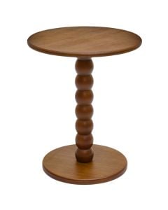 Tavolinë mesi, Jaya Totem, MDF, kafe karamel, Dia.38xH46 cm