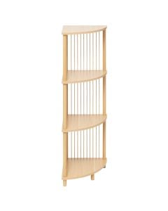 Raft këndor, Kord, MDF, bezhë, 34x34xH110 cm