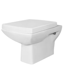 WC, me montim ne mur, porcelan, e bardhe, 55x35xH34 cm