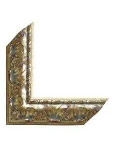 Wooden moulding decor  ADG/14  gold color 4x3cm, 2.75ml