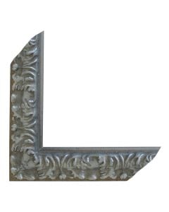 Wooden moulding decor  377/ silver color 3.5x2.3cm, 2.93ml