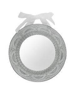Grey, wooden frame, Dia.26 cm