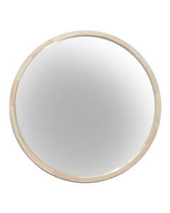 Pasqyrë, kornizë druri, lisi, Dia.62x4 cm