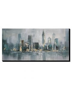 Pikturë, New York II, punuar me dorë, në kanavacë, 120x60 cm