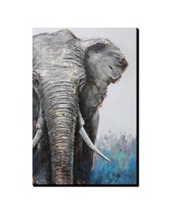 Pikturë, Elefant, punuar me dorë, në kanavacë, 80x120 cm