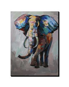 Pikturë, Elefant II, punuar me dorë, në kanavacë, 80x120 cm