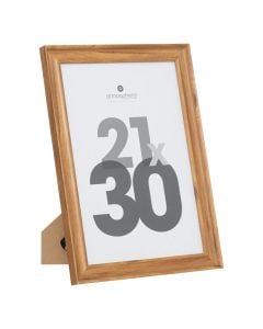Photo frame, plastic, Mae, brown, 21xH30cm