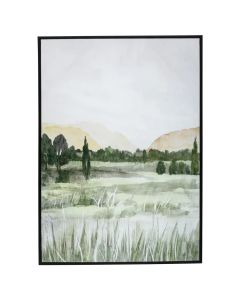 Printed canvas, Ambre, Mdf/polystyrene, colorful, 50xH70 cm
