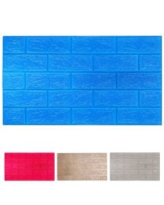 Decorative adhesive paper, pvc, white, 70x70xH3mm