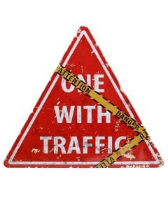 Tabelë, Exit, e printuar, e kuqe, 35x30 cm