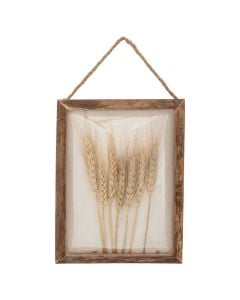 Kornizë dekorative, Jonas, mdf/xham, kafe, 20x7xH25 cm