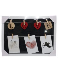 Dekorues muri, kornizë mdf, shumëgjyrëshe, 30xH40 cm