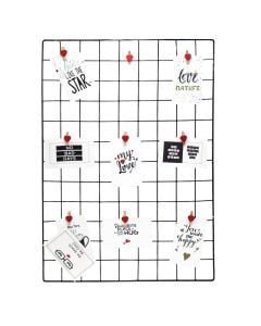 Dekorues muri, kornizë metalike, black, 45xH65 cm