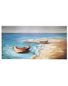 Pikturë, "Infinite blue", në telajo, shumëngjyrëshe, 60x120 cm