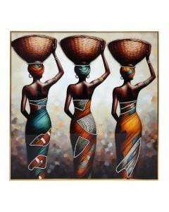 Picture, "Strength and Grace", in canvas, colorful, 80x80 cm