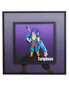 Printed picture, "Torankusu", MDF frame, colorful, 40x40 cm
