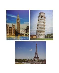 Painting, Biuildings, assorted