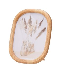 Kornizë fotografie, dru, natyrale, 21 cm