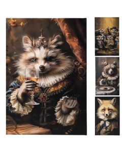 Pikturë e printuar, "Animals", MDF, shumëngjyrëshe