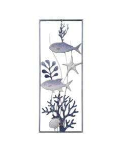 Dekorues muri, Blue Horizon, metalike, gri/blu, 28.6x3.2xH74.3 cm