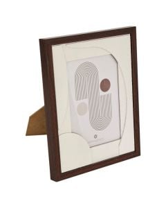 Photo frame, Jilani, mdf/glass, dark brown, 21x2xH26 cm