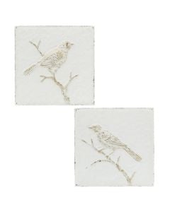 Wall decorator, Bird, steel, multicolor, 26x1,5xH26 cm