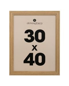 Photo frame, Alix, MDF, dark brown (marron), 30x40 cm