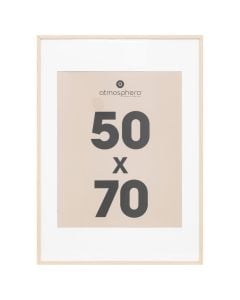 Photo frame, Manu, MDF, beige, 50x70 cm