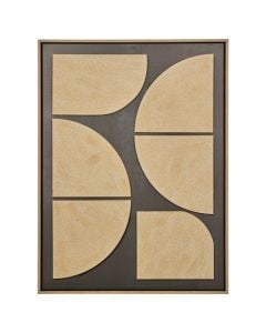 Kanavacë, Anouk, MDF, e zezë/e bardhë, 60x2.9xH80 cm