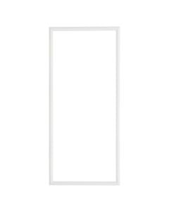 Panel dekorues muri, Alber, plastike, e bardhë, 3x1.2xH120 cm
