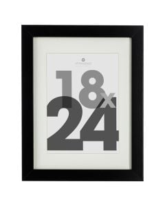 Photo frame, Eva, MDF, black (noir), 21x3.3xH27 cm