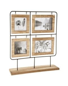 Photo frame, Vivek, MDF, beige, 36x10xH52 cm