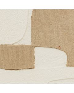 Wall decorator, Amari, MDF, beige, 70x2xH70 cm