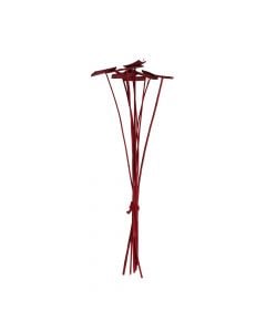 Natural dried flowers, red, 70 cm