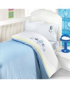 Single bed linen dhe pillow case, SWINY, cotton, colorful, bed linen: 100x150 cm; 110x160 cm, pillow case: 35x40 cm (x2)