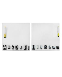 Glass board with marker 30x0.4xH30cm.