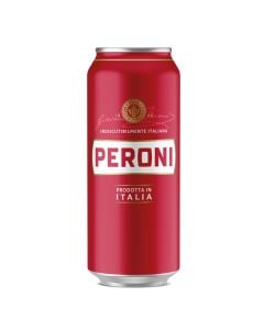 Birrë, Peroni, bjonde, kanaçe, 0.5 Lt, 4.7% alkool