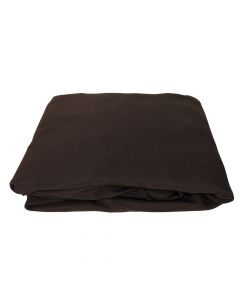 Sofa throw, cotton, chocolate, 185x200 cm