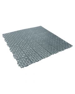 Plastic draining tile 56.3x56.3xH4cm-grey
