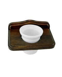 ''Mathilde''-tumbler holder ceramics+wood