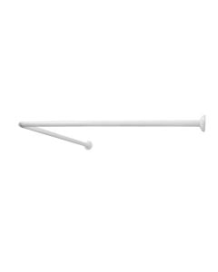 Shower rod 80x80 cm white