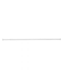 Shower rod white extensible 125-225 cm