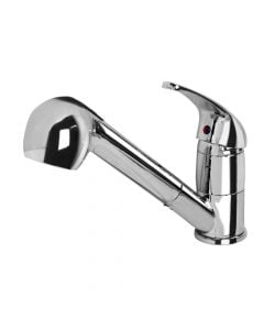 Pull-out sink mixer, CM, bronze, silver