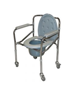 Karroce -WC me palosje dhe rrota(45-55)x41xH49-59 cm.Pesha 8 kg