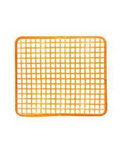 Anti-slip sink mat, ELIPLAST, plastic, orange, 32.5x28.5 cm