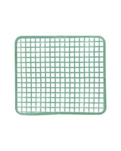 Anti-slip sink mat, ELIPLAST, plastic, green, 36x31 cm