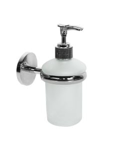 Bora-dispenser sapuni qelq me unaze te kromuar