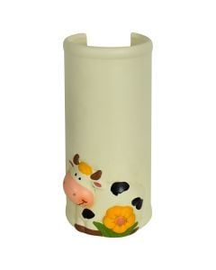 Ceramic decoration bottle holder “ Happy Zoo “ Dia. 11xH25cm